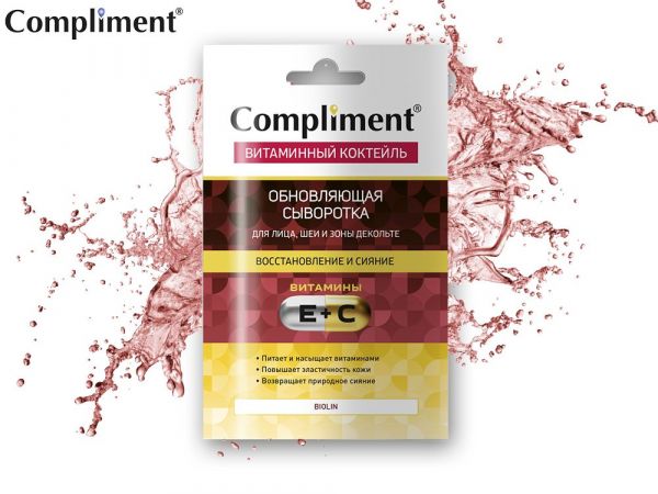Compliment Vitamin E+C Renewal Serum (5504), 15 ml